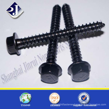 carbon steel hex flange head drywall screws full thread